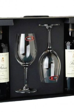 Pack 2 Viña pedrosa reserva + 2 copas Riedel