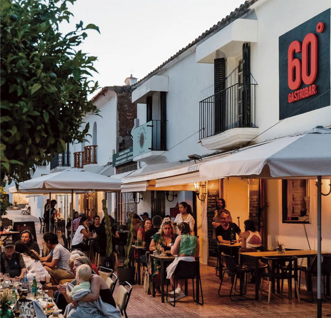 innovative restaurant in Ibiza 60 degrees