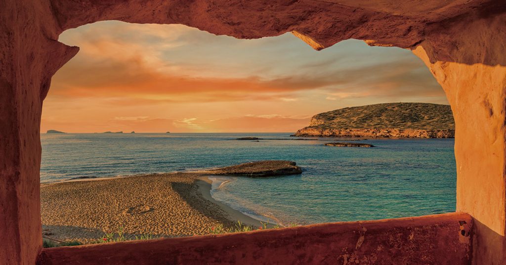 sunset in Ibiza